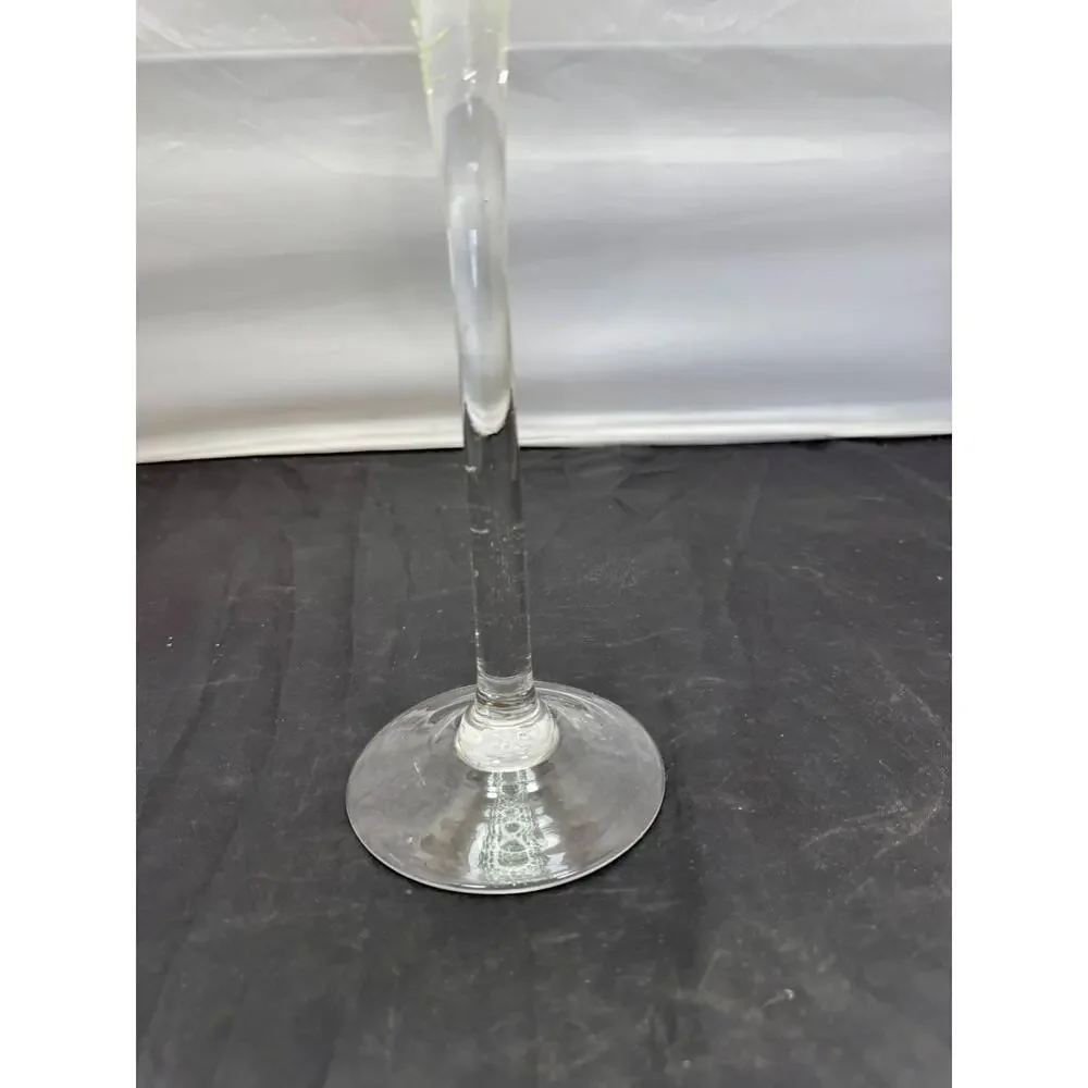 Vintage Green Hobnail Glass Compote Pedestal Bowl Candy Dish Centerpiece 16